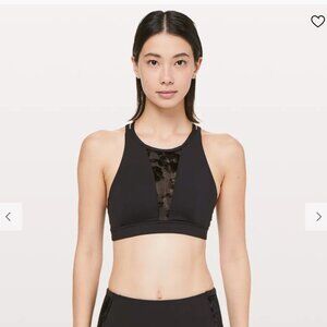 lululemon Energy Bra Flocked in Black